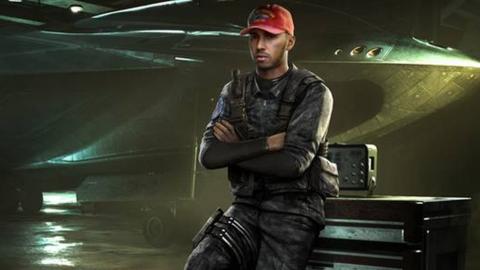 Lewis Hamilton in Call of Duty: Infinite Warfare