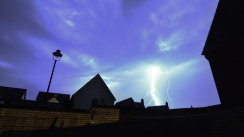 Lightning in Ipswich