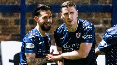 Raith Rovers celebrate