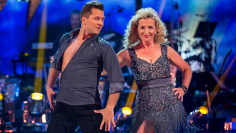Carol Kirkwood on Strictly