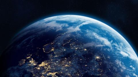 Image of the Earth from space. 