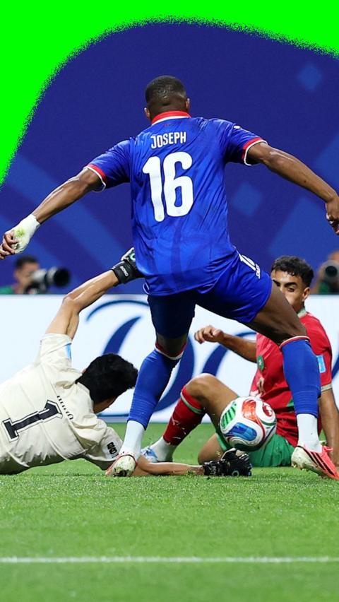 Lenny Joseph scores for Haiti