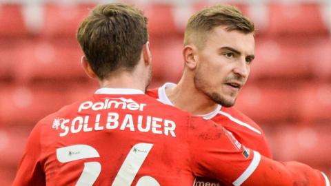 Barnsley celebrate