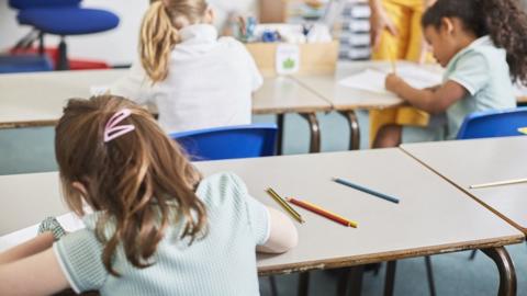 Children in clasroom