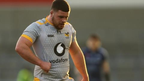 Wasps flanker Alfie Barbeary went off injured in the Christmas Sunday win at Sale