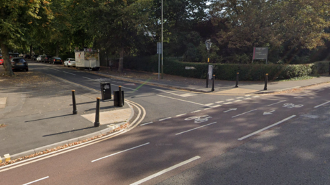 De Montfort Street junction with Lancaster Road