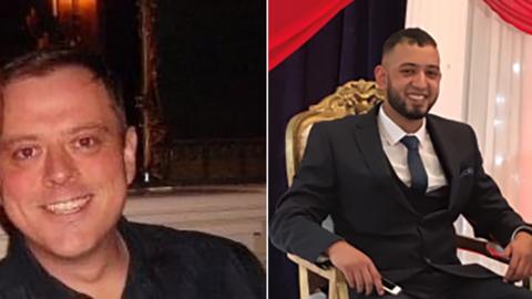 Simon McHugh, left, and Sohail Ali died in the crash