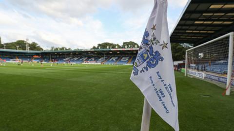 Bury corner flag