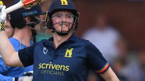 Ed Pollock hit his first One-Day Cup century for Warwickshire this summer against Derbyshire