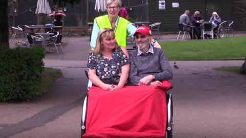 Free rickshaw rides are being provided to people in the hope of tackling loneliness and social isolation.