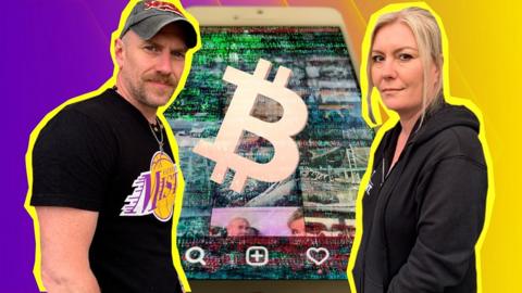 Tom and Keri were hacked and their account held to ransom for Bitcoin