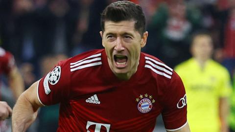 Bayern Munich forward Robert Lewandowski