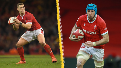 George North and Justin Tipuric