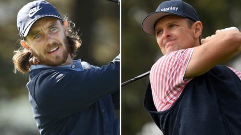 Tommy Fleetwood (left) and Justin Rose (right)