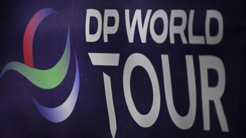 DP World Tour sign