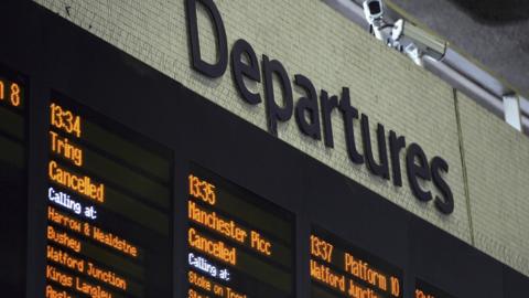 departure board