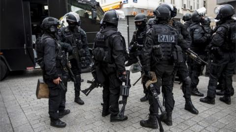 French armed police