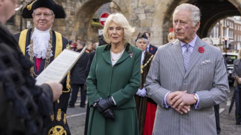 King Charles and Queen Consort in York