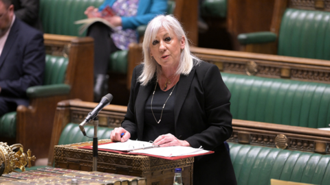 Amanda Solloway in the House of Commons in February