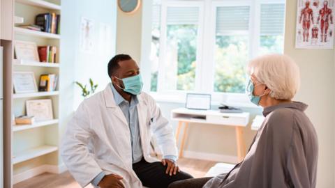 A stock image of a GP surgery