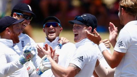 England celebrate