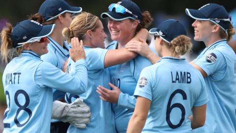 England celebrate