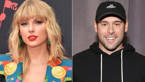 Taylor Swift and Scooter Braun