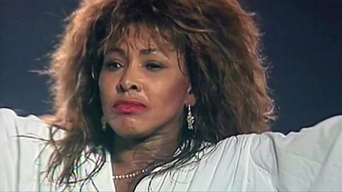 Archive footage of Tina Turner performing in a new documentary called Tina
