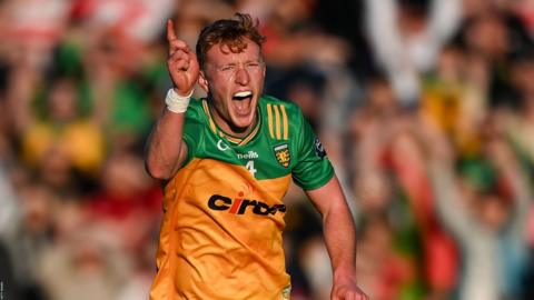 Oisin Gallen converted a second-half penalty for Donegal against Derry