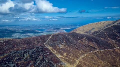 The Mourne mountains