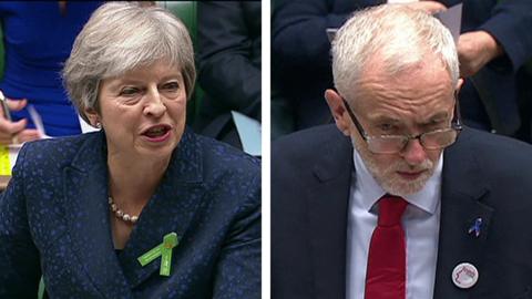 Theresa May and Jeremy Corbyn