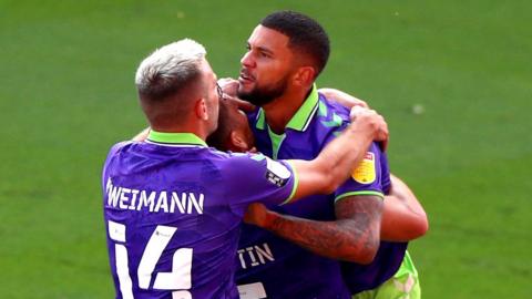 Bristol City celebrate