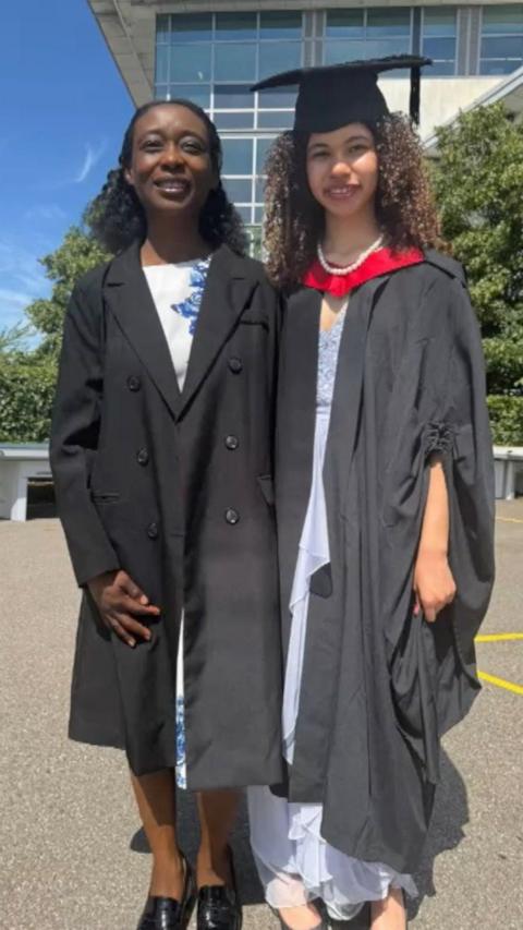 Vera graduating