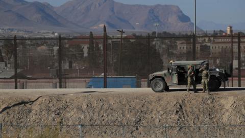 US Mexico border