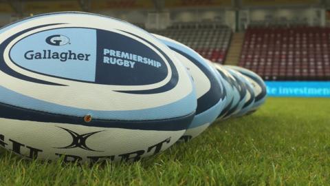 Premiership rugby balls