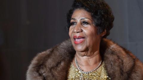 Aretha Franklin pictured in 2015