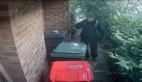 CCTV of alleged intruder