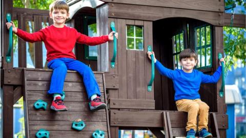 children playing