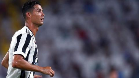 Cristiano Ronaldo in action for Juventus