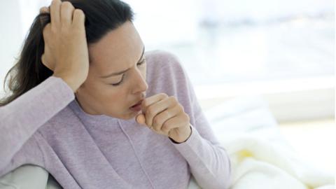 A cough that doesn't go away can be a symptom of cancer