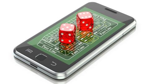 dice and phone