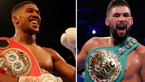 British boxers Tony Bellew and Anthony