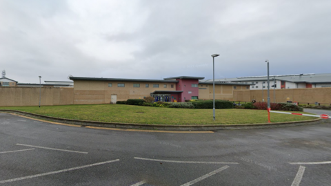 The exterior of HMP Peterborough