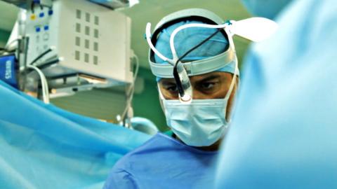 Paolo Macchiarini in surgical scrubs