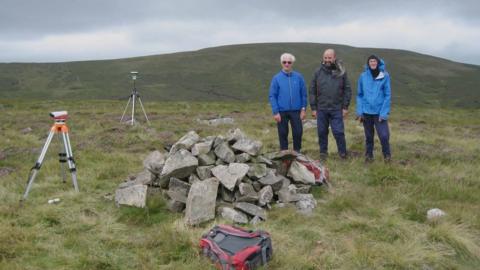 Summit of Miller Moss with (l-r) John Barnard, Jim Bloomer and Graham Jackson