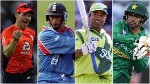 Eoin Morgan, Nasser Hussain, Saeed Anwar & Babar Azam