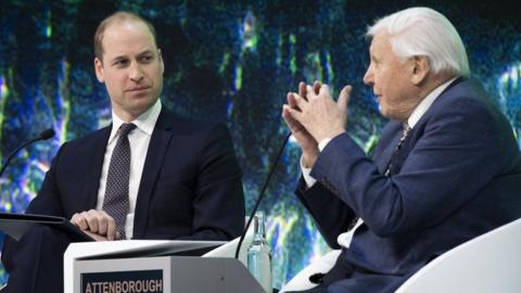 Prince William and Sir David Attenborough