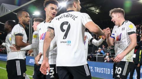 Fulham celebrate