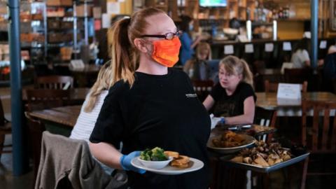 A waitress in Tennessee