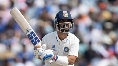 Ajinka Rahane during the ICC World Test Championship for India